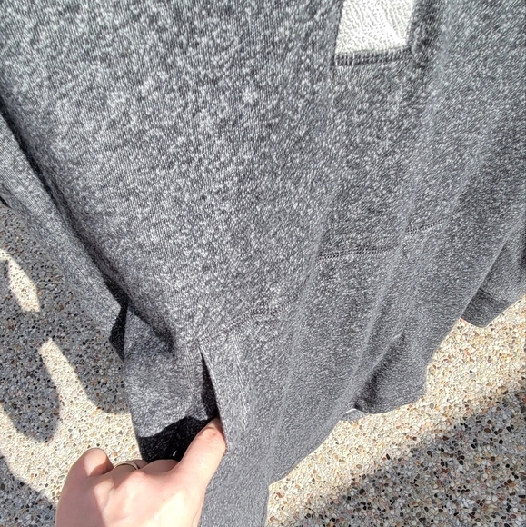 NWOT SOFT SURROUNDINGS Medium Cabin Cuddle Up Hoodie Sweatshirt Sweater Hood Gra - Picture 7 of 12